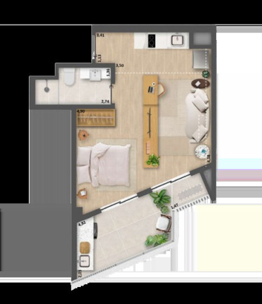 Imagem Imóvel com 2 Quartos à Venda, 49 m² em Copacabana - Rio De Janeiro Imagem Imóvel com 2 Quartos à Venda, 49 m² em Copacabana - Rio De Janeiro