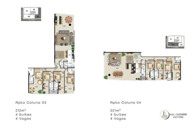 Imagem Apartamento com 4 Quartos à Venda, 212 m² Imagem Apartamento com 4 Quartos à Venda, 212 m²
