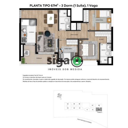 Imagem Apartamento com 3 Quartos à Venda, 67 m² em Lapa - São Paulo Imagem Apartamento com 3 Quartos à Venda, 67 m² em Lapa - São Paulo