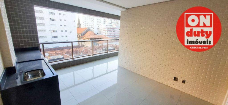 Apartamento com 2 Quartos à Venda, 128 m² em Embaré - Santos