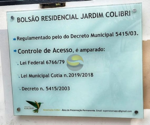 Imagem Terreno à Venda, 1.000 m² em Jardim Colibri - Cotia Imagem Terreno à Venda, 1.000 m² em Jardim Colibri - Cotia