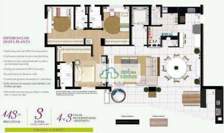 Imagem Apartamento com 3 Quartos à Venda, 143 m² em água Branca - São Paulo