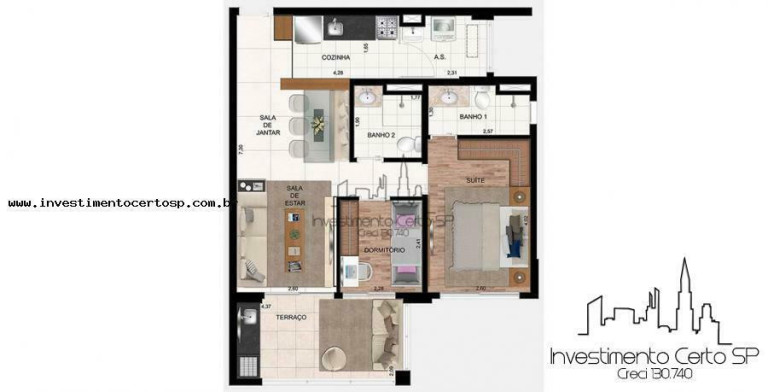 Imagem Apartamento com 2 Quartos à Venda, 70 m² em Liberdade - São Paulo Imagem Apartamento com 2 Quartos à Venda, 70 m² em Liberdade - São Paulo