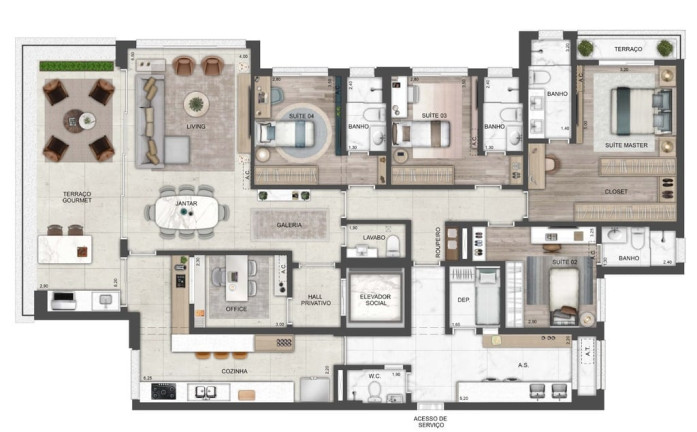 Imagem Apartamento com 4 Quartos à Venda, 220 m² em Vila Romana - São Paulo Imagem Apartamento com 4 Quartos à Venda, 220 m² em Vila Romana - São Paulo