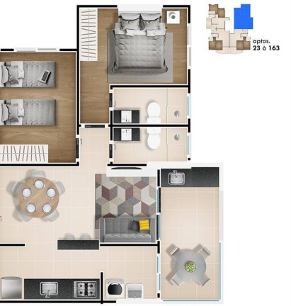 Imagem Apartamento com 2 Quartos à Venda, 70 m² em Vila Atlantica - Mongagua Imagem Apartamento com 2 Quartos à Venda, 70 m² em Vila Atlantica - Mongagua