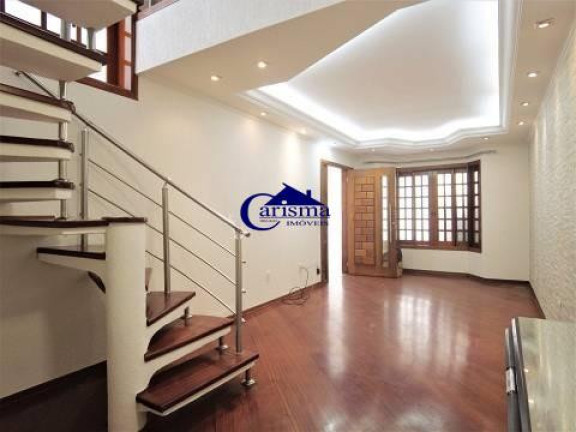 Imagem Sobrado com 3 Quartos para Alugar, 209 m² em Vila Camilópolis - Santo André