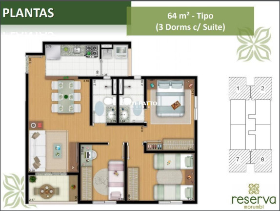 Imagem Apartamento com 2 Quartos à Venda, 69 m² em Portal Do Morumbi - São Paulo Imagem Apartamento com 2 Quartos à Venda, 69 m² em Portal Do Morumbi - São Paulo