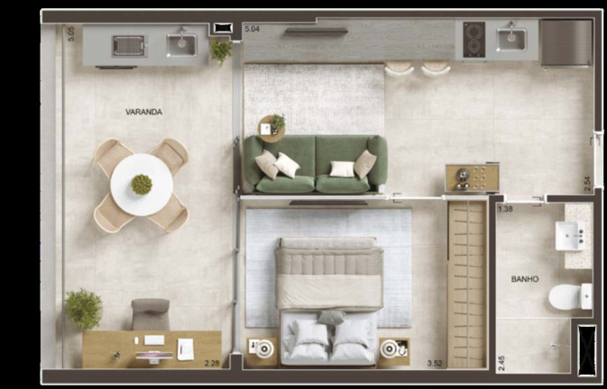 Imagem Imóvel com 1 Quarto à Venda, 51 m² em Copacabana - Rio De Janeiro