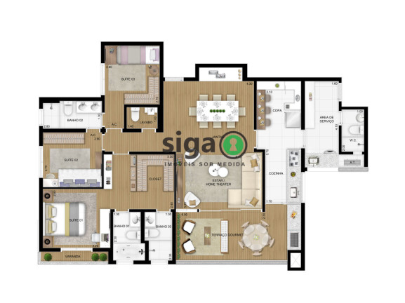 Imagem Apartamento com 4 Quartos à Venda, 128 m² em Vila Andrade - São Paulo Imagem Apartamento com 4 Quartos à Venda, 128 m² em Vila Andrade - São Paulo