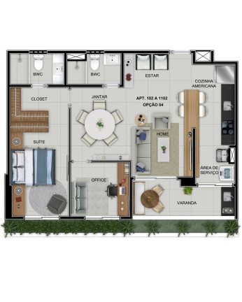 Imagem Apartamento com 2 Quartos à Venda, 64 m² em Poço - Recife
