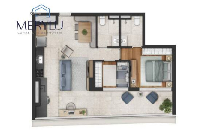 Imagem Apartamento com 2 Quartos à Venda, 73 m² em Butantã - São Paulo