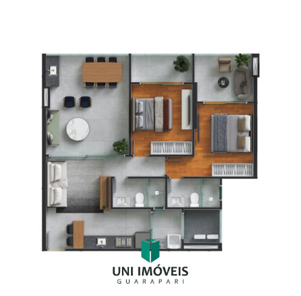 Imagem Apartamento com 3 Quartos à Venda, 83 m² em Praia Do Morro - Guarapari Imagem Apartamento com 3 Quartos à Venda, 83 m² em Praia Do Morro - Guarapari
