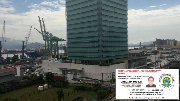 Imagem Sala Comercial à Venda, 42 m² em Valongo - Santos Imagem Sala Comercial à Venda, 42 m² em Valongo - Santos