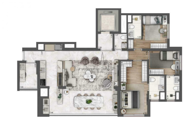 Imagem Apartamento com 3 Quartos à Venda, 122 m² em Vila Mariana - São Paulo