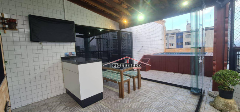 Imagem Cobertura com 3 Quartos à Venda, 136 m² em Guilhermina - Praia Grande