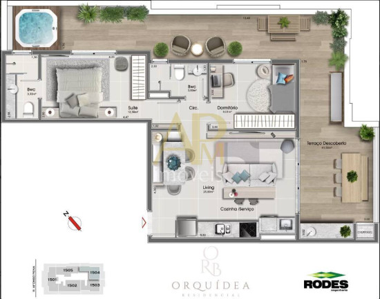 Imagem Apartamento com 2 Quartos à Venda, 111 m² em Canto - Florianópolis