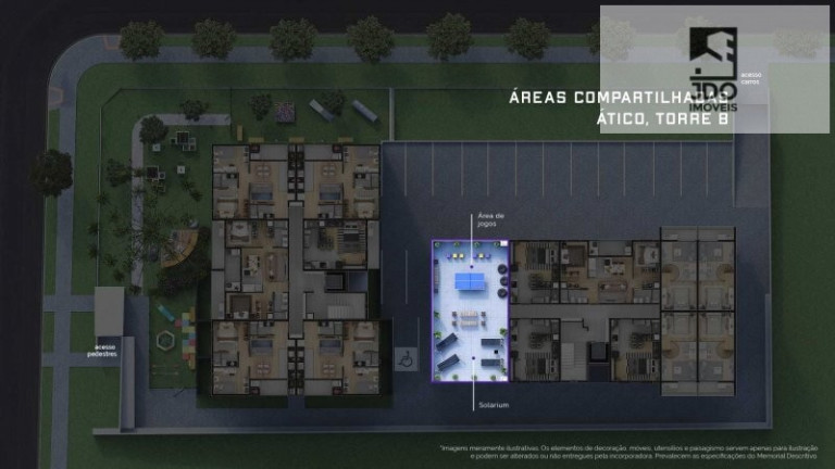 Imagem Apartamento com 1 Quarto à Venda, 36 m² em Ecoville - Curitiba Imagem Apartamento com 1 Quarto à Venda, 36 m² em Ecoville - Curitiba