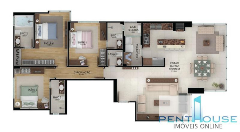 Imagem Apartamento com 3 Quartos à Venda, 142 m² em Centro - Balneário Camboriú Imagem Apartamento com 3 Quartos à Venda, 142 m² em Centro - Balneário Camboriú