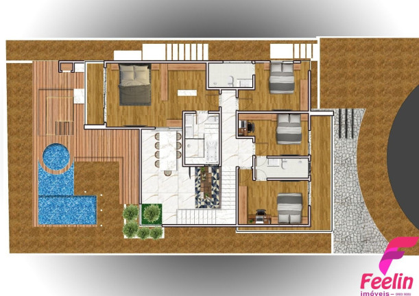 Imagem Casa com 4 Quartos à Venda, 278 m² em Campeche - Florianópolis Imagem Casa com 4 Quartos à Venda, 278 m² em Campeche - Florianópolis
