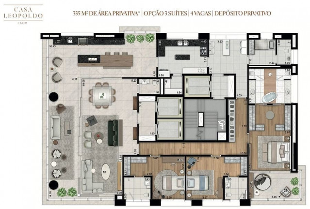 Imagem Apartamento com 4 Quartos à Venda, 373 m² em Itaim Bibi - São Paulo
