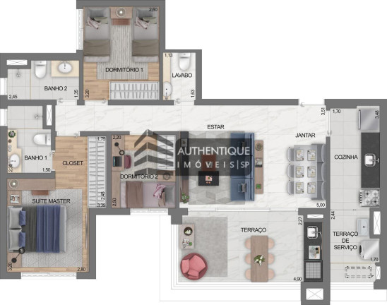Imagem Apartamento com 2 Quartos à Venda, 92 m² em Mooca - São Paulo