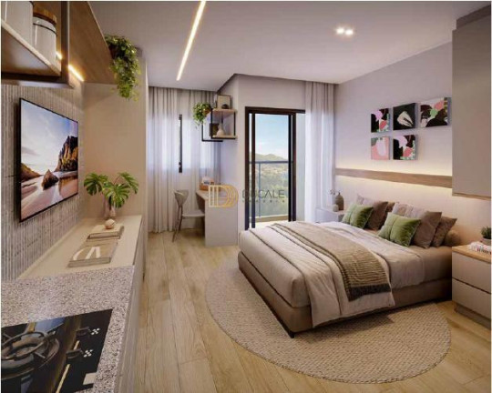 Flat com 1 Quarto à Venda, 26 m² em Jardim Camburi - Vitória