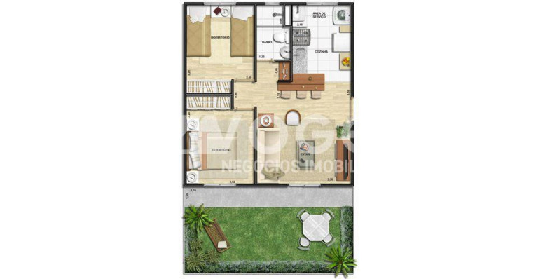 Imagem Apartamento com 2 Quartos à Venda, 42 m² em São Miguel - Sao Leopoldo Imagem Apartamento com 2 Quartos à Venda, 42 m² em São Miguel - Sao Leopoldo