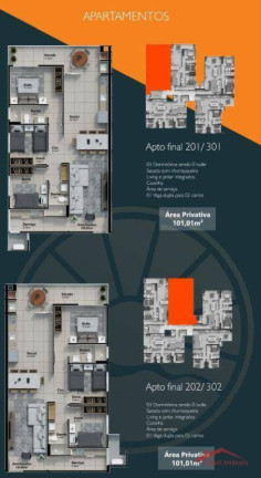 Imagem Apartamento com 3 Quartos à Venda, 143 m² em Praia Grande - Penha Imagem Apartamento com 3 Quartos à Venda, 143 m² em Praia Grande - Penha