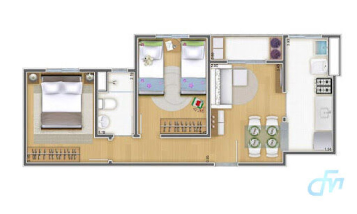 Imagem Apartamento com 2 Quartos à Venda, 46 m² em Vila Mogilar - Mogi Das Cruzes Imagem Apartamento com 2 Quartos à Venda, 46 m² em Vila Mogilar - Mogi Das Cruzes