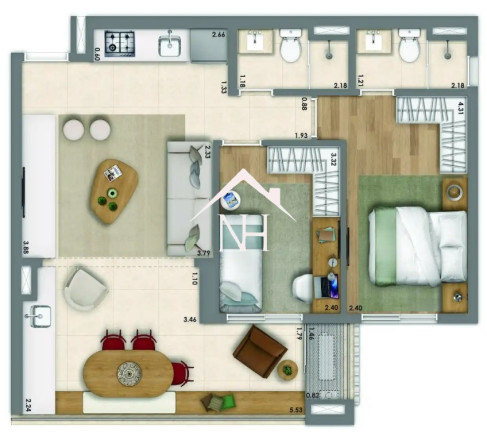 Imagem Apartamento com 2 Quartos à Venda, 66 m² em Vila Mariana - São Paulo Imagem Apartamento com 2 Quartos à Venda, 66 m² em Vila Mariana - São Paulo