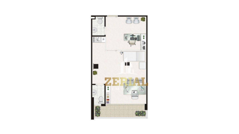 Sala Comercial à Venda ou Locação, 40 m² em Boa Vista - São Caetano Do Sul