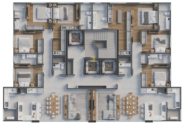 Imagem Cobertura com 4 Quartos à Venda, 135 m² em Centro - Balneário Camboriú