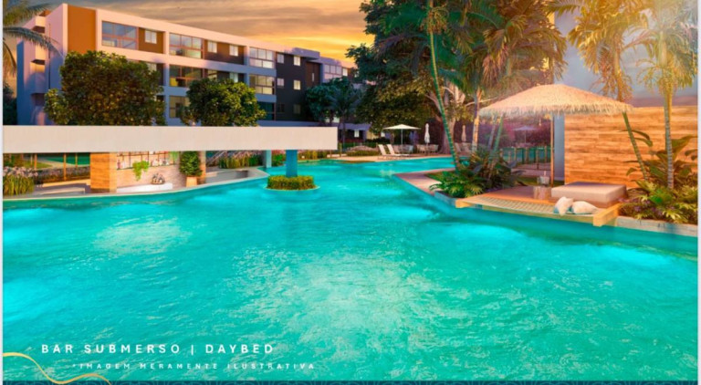 Apartamento com 1 Quarto à Venda, 36 m² em Maracaipe - Recife