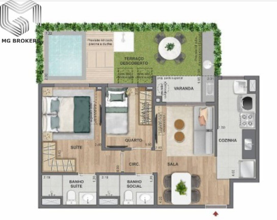 Imagem Imóvel com 2 Quartos à Venda, 39 m² em Curicica - Rio De Janeiro Imagem Imóvel com 2 Quartos à Venda, 39 m² em Curicica - Rio De Janeiro