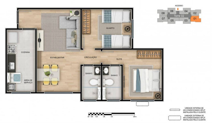 Imagem Apartamento com 2 Quartos à Venda, 50 m² em Vila Industrial - Campinas Imagem Apartamento com 2 Quartos à Venda, 50 m² em Vila Industrial - Campinas