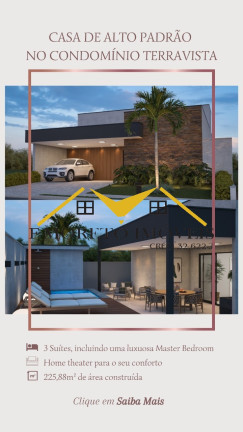 Imagem Casa com 3 Quartos à Venda, em Terra Vista Residence Club - Mirassol Imagem Casa com 3 Quartos à Venda, em Terra Vista Residence Club - Mirassol