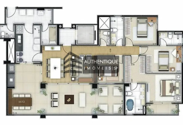 Imagem Apartamento com 3 Quartos à Venda, 159 m² em Consolação - São Paulo Imagem Apartamento com 3 Quartos à Venda, 159 m² em Consolação - São Paulo