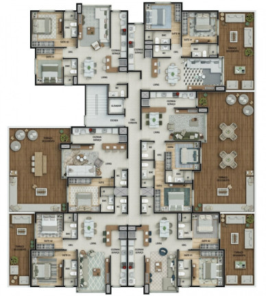 Imagem Apartamento com 2 Quartos à Venda, 82 m² em Planalto - Gramado