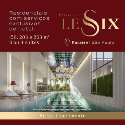 Imagem Apartamento com 4 Quartos à Venda, 263 m² em Paraíso - São Paulo