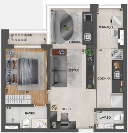 Imagem Apartamento à Venda, 33 m² em Ibirapuera - São Paulo