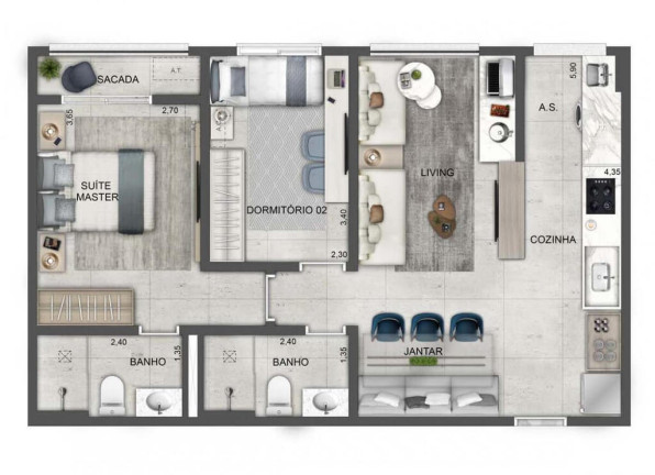 Imagem Apartamento com 3 Quartos à Venda, 70 m² em Butantã - São Paulo Imagem Apartamento com 3 Quartos à Venda, 70 m² em Butantã - São Paulo