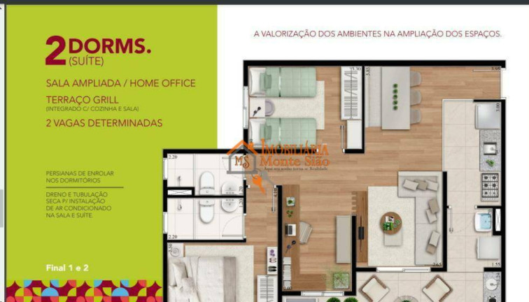 Imagem Apartamento com 2 Quartos à Venda, 55 m² em Vila Rosália - Guarulhos Imagem Apartamento com 2 Quartos à Venda, 55 m² em Vila Rosália - Guarulhos