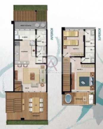 Imagem Imóvel com 2 Quartos à Venda, 112 m² em Itacimirim - Camaçari