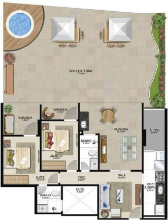 Imagem Apartamento com 2 Quartos à Venda, 85 m² em Enseada Azul - Guarapari