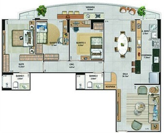 Imagem Imóvel com 3 Quartos à Venda, 107 m² em Ingá - Niterói