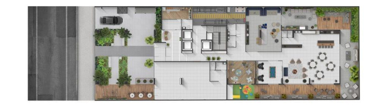 Imagem Imóvel com 1 Quarto à Venda, 28 m² em Centro - Curitiba