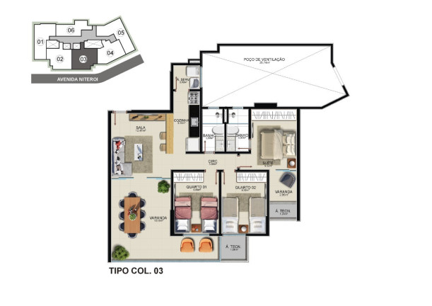 Imagem Imóvel com 3 Quartos à Venda, 95 m² em Praia Do Morro - Guarapari Imagem Imóvel com 3 Quartos à Venda, 95 m² em Praia Do Morro - Guarapari