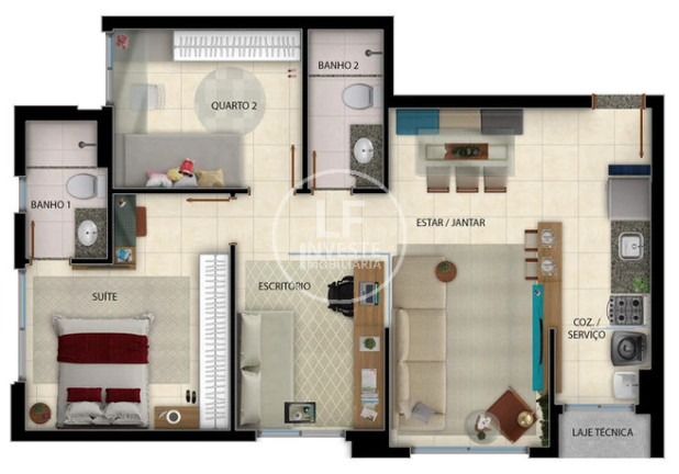 Imagem Apartamento com 3 Quartos à Venda, 73 m² em Parque Amazônia - Goiânia