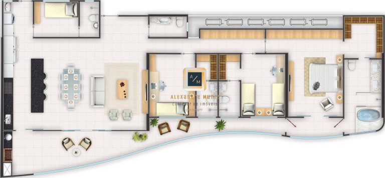 Imagem Apartamento com 3 Quartos à Venda, 164 m² em Guararapes - Fortaleza Imagem Apartamento com 3 Quartos à Venda, 164 m² em Guararapes - Fortaleza