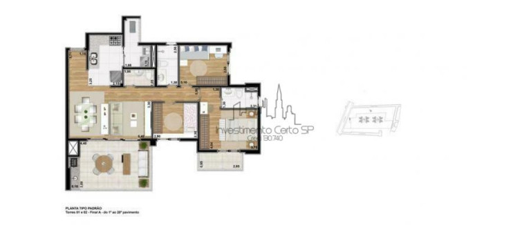 Imagem Apartamento com 3 Quartos à Venda, 102 m² em Tatuapé - São Paulo Imagem Apartamento com 3 Quartos à Venda, 102 m² em Tatuapé - São Paulo